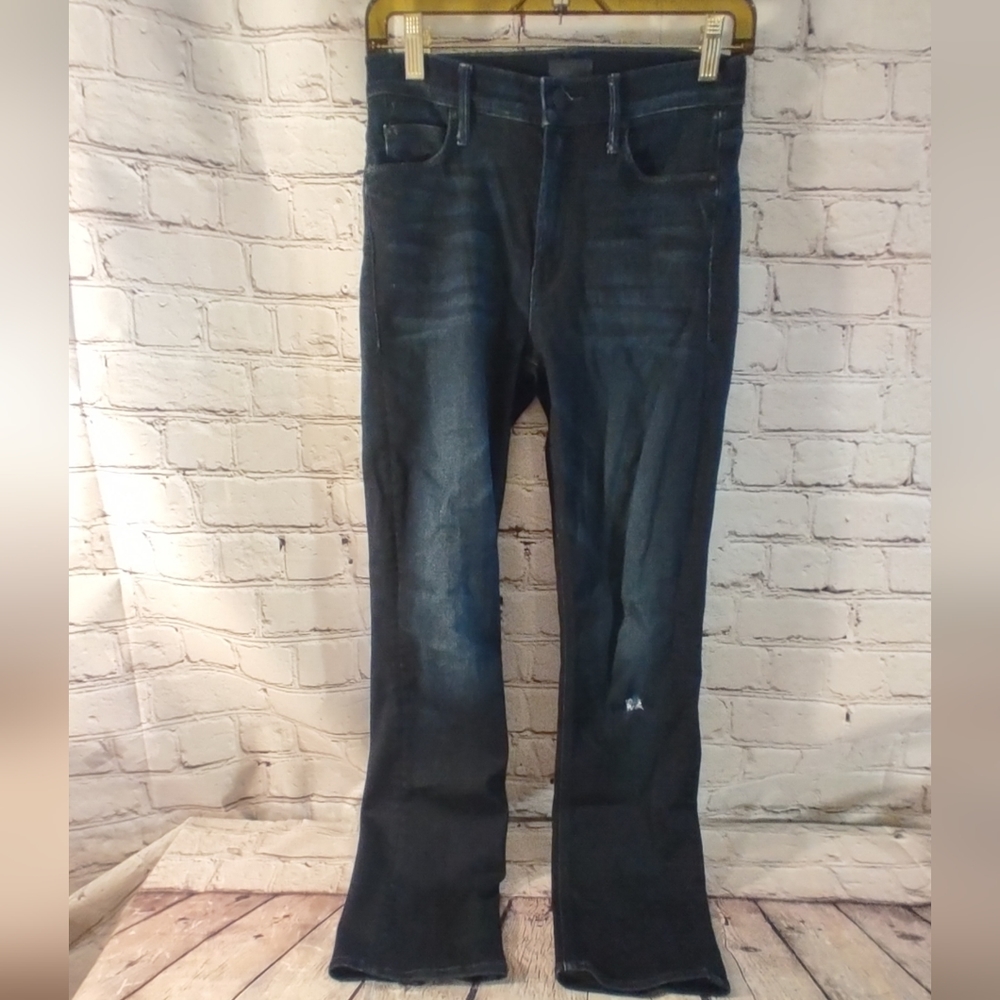 MOTHER Women's dark blue Mid rise Dazzler Now or Never